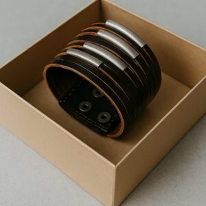 Gents Leather Bracelet